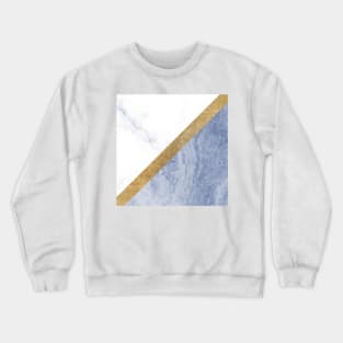 Marble luxe - periwinkle blue Crewneck Sweatshirt